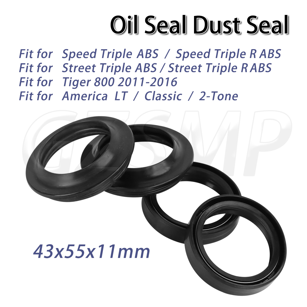Motorcycle Oil Filter - Retentor de Óleo e Poeira 43X55X11mm